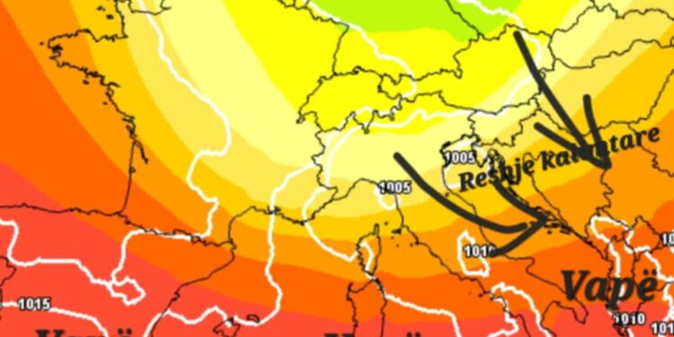 Fuqizim i vapës, por kemi disa sinjale për freskim të motit dhe reshje kalimtare!