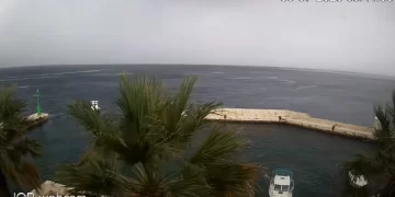 Momenti i arritjes së stuhisë në Split të Kroacisë!