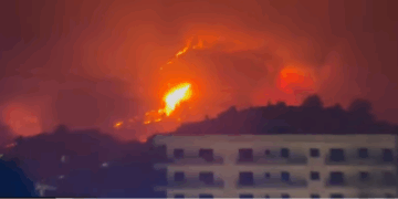 Zjarret në Shqipëri, situatë alarmante në Delvinë!