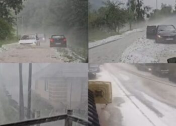 Stuhia e djeshme me shi e breshër në Brezovicë u bë lajm edhe në mediat ndërkombëtare