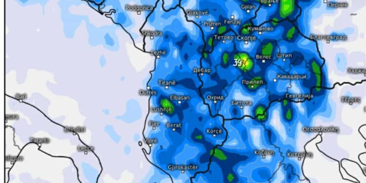 Moti javor, afrohen rrebeshet e fuqishme të shiut, fundjava më e qetë, por jo tërësisht!