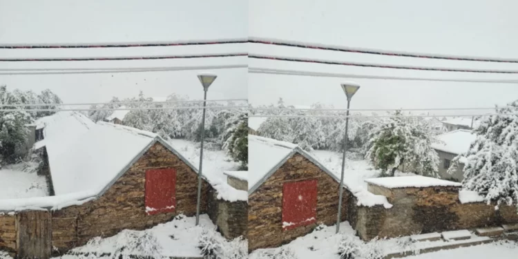 Verilindja e Shqipërisë mbulohet nga bora