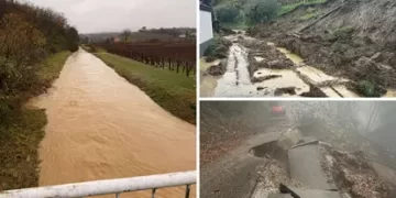 Stuhi në Slloveni: Përmbyten rrugët, ura të shkatërruara dhe qindra njerëz mbeten pa energji elektrike