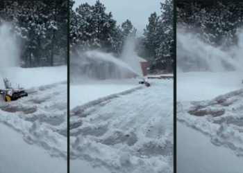 Roboti që heq borën pa ndihmën e njeriut në Kolorado