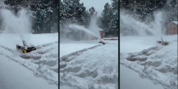 Roboti që heq borën pa ndihmën e njeriut në Kolorado