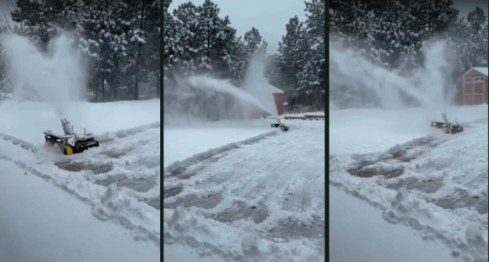 Roboti që heq borën pa ndihmën e njeriut në Kolorado
