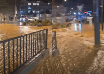 Reshjet e dendura të shiut, vërshime në Malishevë