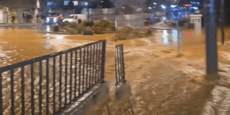 Reshjet e dendura të shiut, vërshime në Malishevë