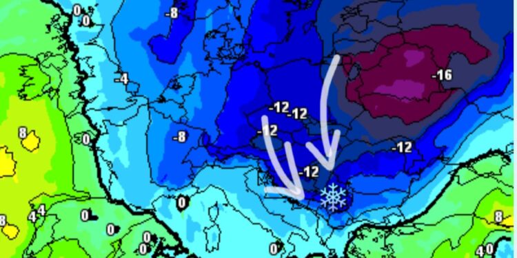 Reshje bore dhe temperaturat polare!