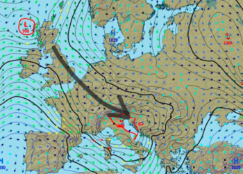 Vjen cikloni më i ri me rrebeshe intensive shiu, pason fronti i ftohtë ajror!