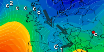 Ciklone të fuqishme sjellin reshje të shpeshta shiu e bore!
