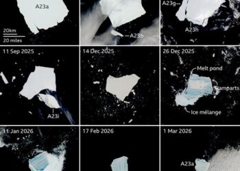 Fundi i një gjigandi: Ajsbergu më i madh në botë drejt shkrirjes