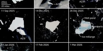 Fundi i një gjigandi: Ajsbergu më i madh në botë drejt shkrirjes