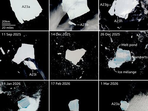 Fundi i një gjigandi: Ajsbergu më i madh në botë drejt shkrirjes