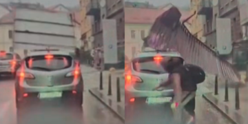 Sekonda që të ngrijnë – shikoni çfarë ndodh në mes të rrugës në Kroaci