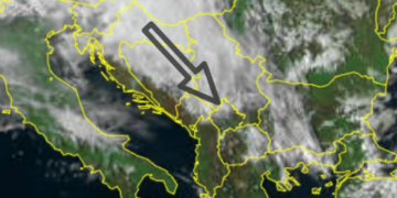 Gjendja sinoptike, reshje kalimtare dhe rritje të temperaturave!