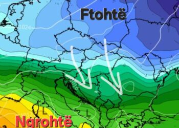 Moti javor, fronti i ftohtë i fuqishëm, ulje e temperaturave dhe reshje atmosferike!