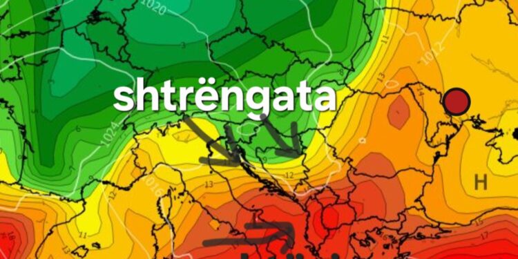 Moti javor, nxehtësi, zagushi potencial dhe shtrëngata të forta shiu!