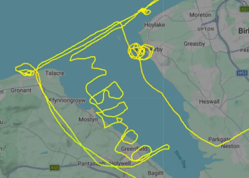 Fluturimi dy orësh duket se e lodhi, piloti la një mesazh të pazakontë në qiell