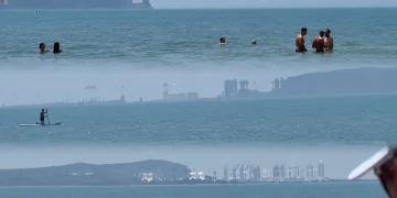 Fenomen i çuditshëm në Gjirin e Lalzit, pamjet bëhen virale