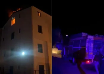 Panik në Velipojë, flakët përfshijnë një hotel me pushues