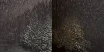 Bora mbulon Bjeshkët e Rugovës